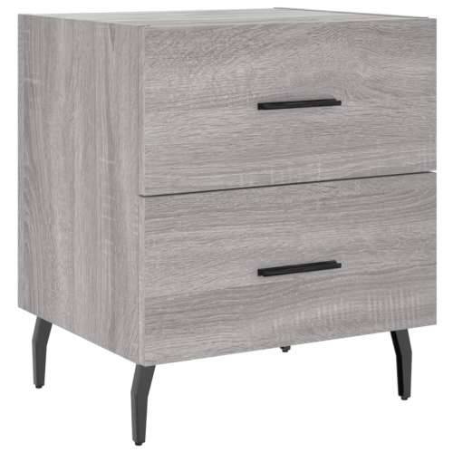 Noćni ormarići 2 kom boja hrasta 40x35x47,5cm konstruirano drvo - Sivi hrast sonoma 2 Cijena