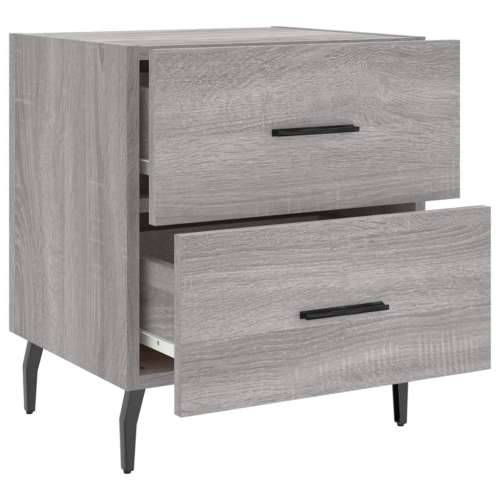 Noćni ormarići 2 kom boja hrasta 40x35x47,5cm konstruirano drvo - Sivi hrast sonoma 2 Cijena