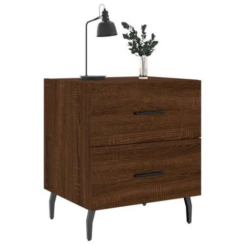Noćni ormarići 2 kom boja hrasta 40x35x47,5cm konstruirano drvo - Smeđi hrast 2 Cijena