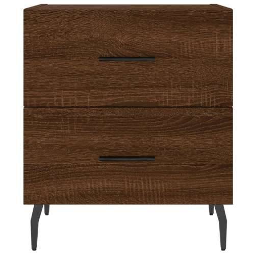 Noćni ormarići 2 kom boja hrasta 40x35x47,5cm konstruirano drvo - Smeđi hrast 2 Cijena