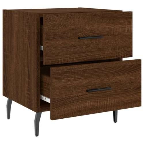 Noćni ormarići 2 kom boja hrasta 40x35x47,5cm konstruirano drvo - Smeđi hrast 2 Cijena