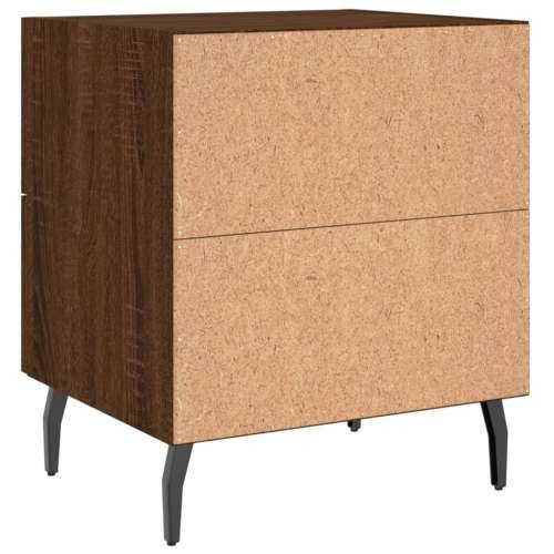 Noćni ormarići 2 kom boja hrasta 40x35x47,5cm konstruirano drvo - Smeđi hrast 2 Cijena