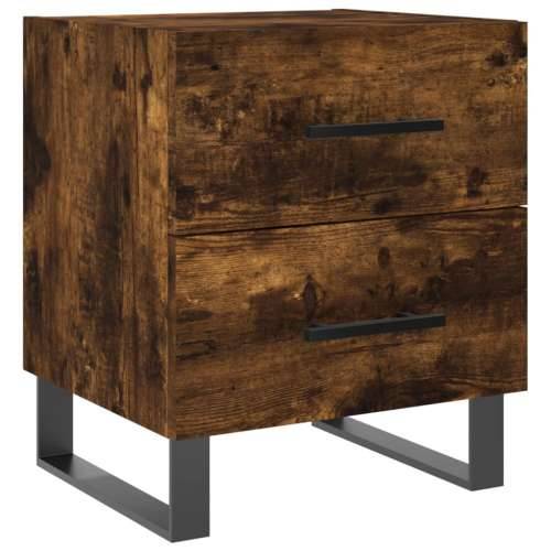 Noćni ormarići 2 kom boja hrasta 40x35x47,5cm konstruirano drvo - Dimljeni hrast 2 Cijena