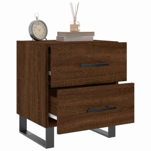Noćni ormarići 2 kom boja hrasta 40x35x47,5cm konstruirano drvo - Smeđi hrast 2 Cijena