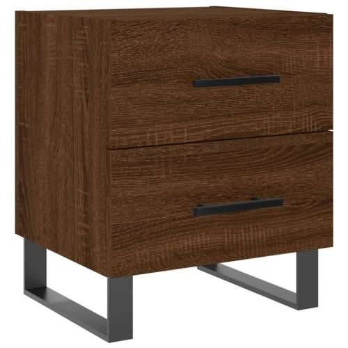 Noćni ormarići 2 kom boja hrasta 40x35x47,5cm konstruirano drvo - Smeđi hrast 2 Cijena