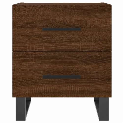 Noćni ormarići 2 kom boja hrasta 40x35x47,5cm konstruirano drvo - Smeđi hrast 2 Cijena
