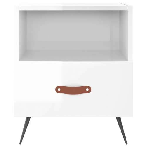 Noćni ormarići 2 kom sjajni bijeli 40 x 35 x 47,5 cm drveni - Visoko sjajno bijela 2 Cijena