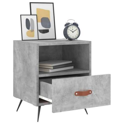 Noćni ormarići 2 kom boja betona 40x35x47,5cm konstruirano drvo - Beton siva 2 Cijena