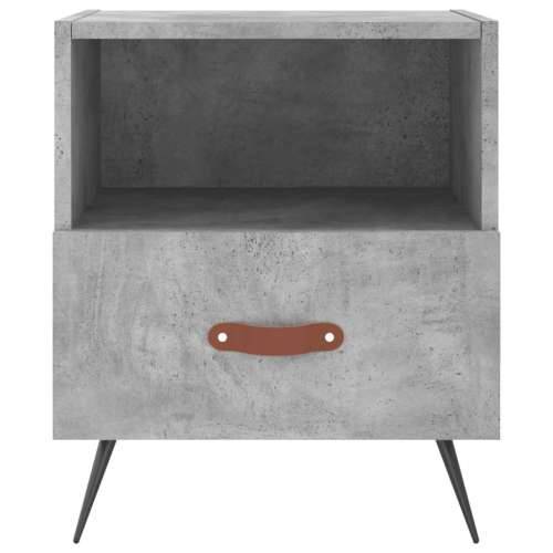 Noćni ormarići 2 kom boja betona 40x35x47,5cm konstruirano drvo - Beton siva 2 Cijena