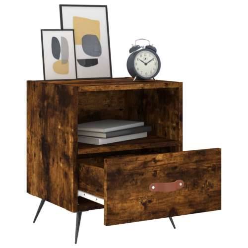 Noćni ormarići 2 kom boja hrasta 40x35x47,5cm konstruirano drvo - Dimljeni hrast 2 Cijena