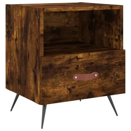 Noćni ormarići 2 kom boja hrasta 40x35x47,5cm konstruirano drvo - Dimljeni hrast 2 Cijena