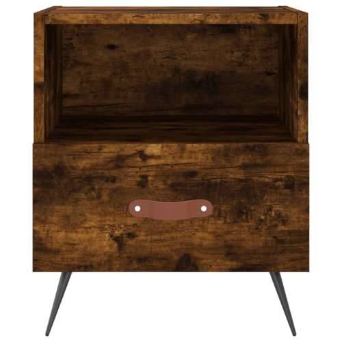 Noćni ormarići 2 kom boja hrasta 40x35x47,5cm konstruirano drvo - Dimljeni hrast 2 Cijena