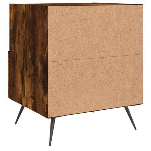 Noćni ormarići 2 kom boja hrasta 40x35x47,5cm konstruirano drvo - Dimljeni hrast 2 Cijena
