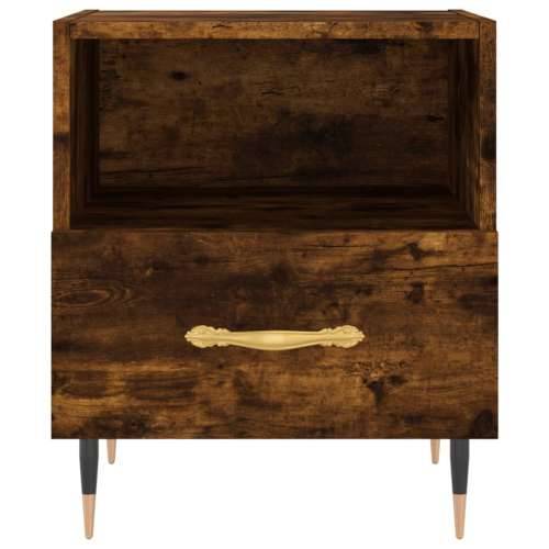 Noćni ormarići 2 kom boja hrasta 40x35x47,5cm konstruirano drvo - Dimljeni hrast 2 Cijena