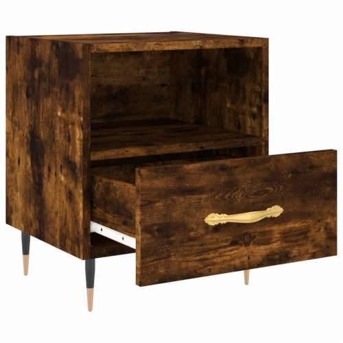 Noćni ormarići 2 kom boja hrasta 40x35x47,5cm konstruirano drvo - Dimljeni hrast 2 Cijena