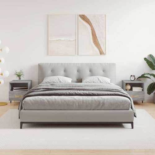 Noćni ormarići 2 kom boja hrasta 40x35x47,5cm konstruirano drvo - Sivi hrast sonoma 2 Cijena