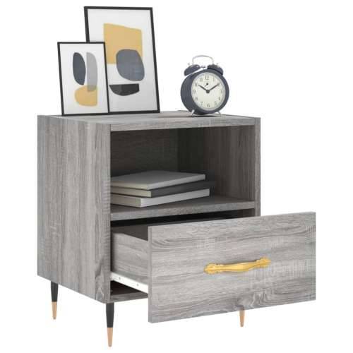 Noćni ormarići 2 kom boja hrasta 40x35x47,5cm konstruirano drvo - Sivi hrast sonoma 2 Cijena