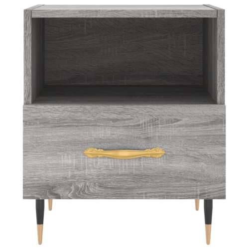 Noćni ormarići 2 kom boja hrasta 40x35x47,5cm konstruirano drvo - Sivi hrast sonoma 2 Cijena