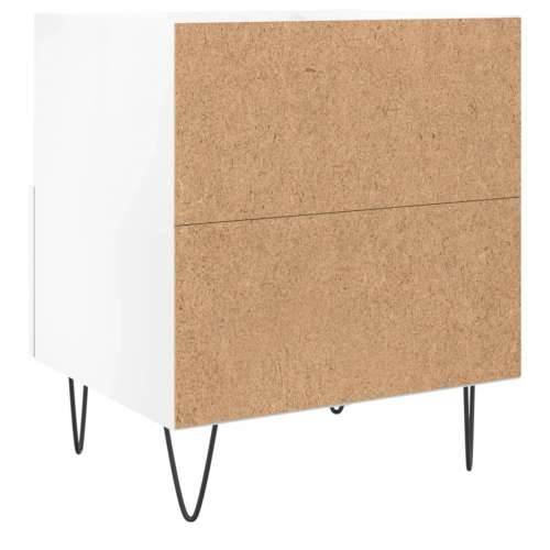 Noćni ormarići 2 kom sjajni bijeli 40 x 35 x 47,5 cm drveni - Visoko sjajno bijela 2 Cijena