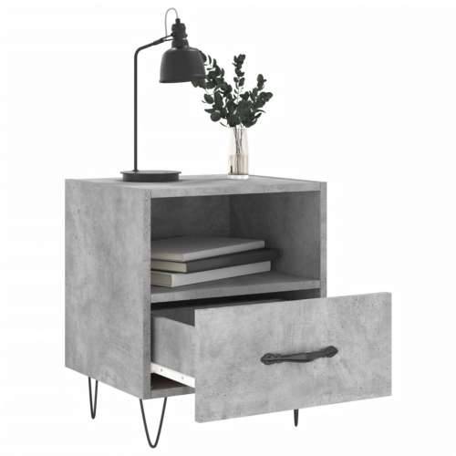 Noćni ormarići 2 kom boja betona 40x35x47,5cm konstruirano drvo - Beton siva 2 Cijena