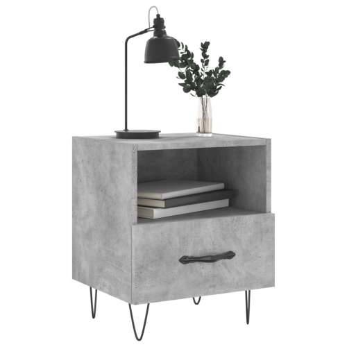 Noćni ormarići 2 kom boja betona 40x35x47,5cm konstruirano drvo - Beton siva 2 Cijena