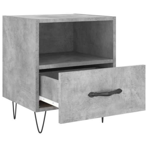 Noćni ormarići 2 kom boja betona 40x35x47,5cm konstruirano drvo - Beton siva 2 Cijena