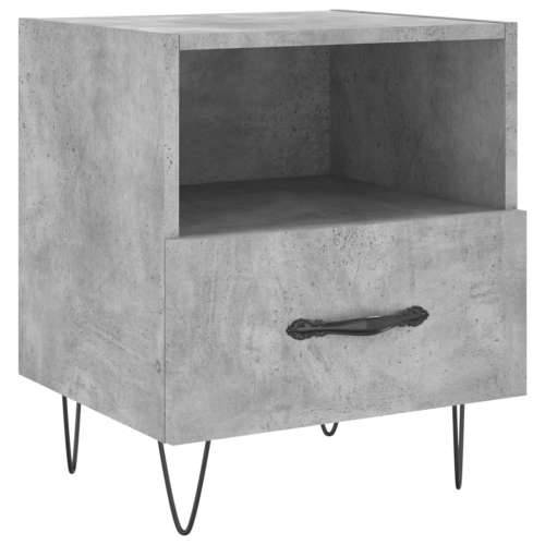 Noćni ormarići 2 kom boja betona 40x35x47,5cm konstruirano drvo - Beton siva 2 Cijena