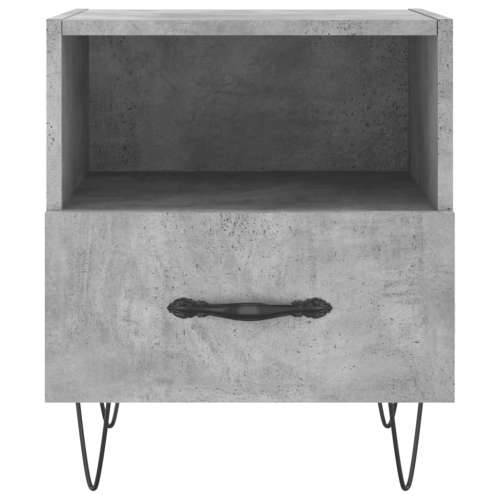 Noćni ormarići 2 kom boja betona 40x35x47,5cm konstruirano drvo - Beton siva 2 Cijena