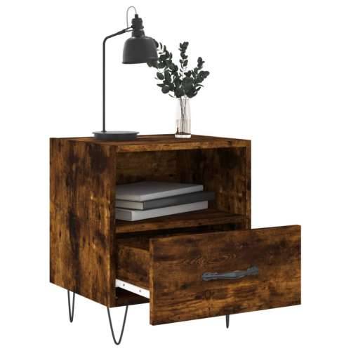 Noćni ormarići 2 kom boja hrasta 40x35x47,5cm konstruirano drvo - Dimljeni hrast 2 Cijena