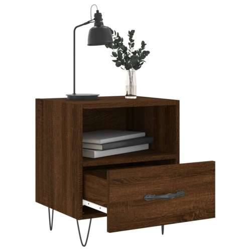 Noćni ormarići 2 kom boja hrasta 40x35x47,5cm konstruirano drvo - Smeđi hrast 2 Cijena
