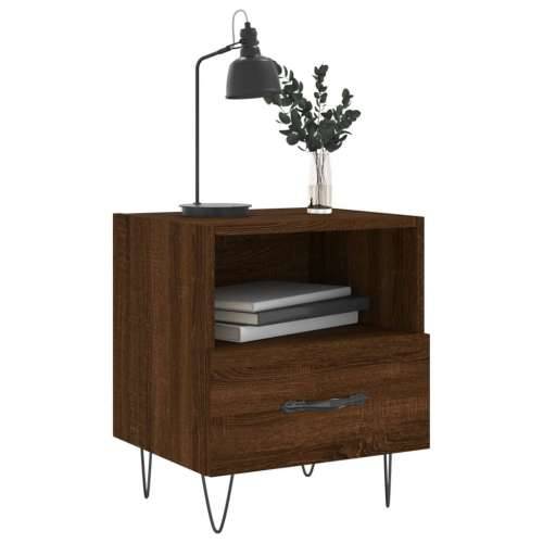 Noćni ormarići 2 kom boja hrasta 40x35x47,5cm konstruirano drvo - Smeđi hrast 2 Cijena