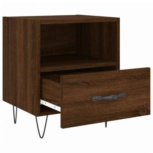 Noćni ormarići 2 kom boja hrasta 40x35x47,5cm konstruirano drvo - Smeđi hrast 2 Cijena