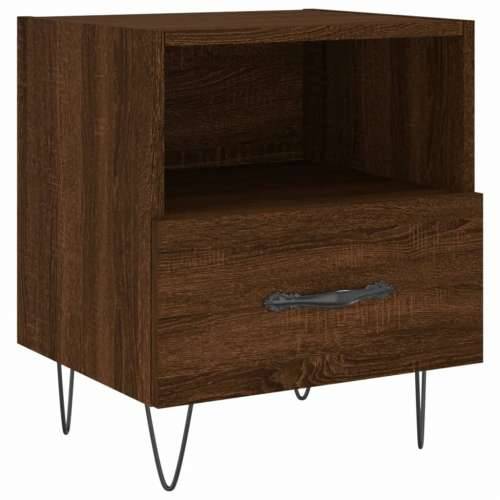 Noćni ormarići 2 kom boja hrasta 40x35x47,5cm konstruirano drvo - Smeđi hrast 2 Cijena