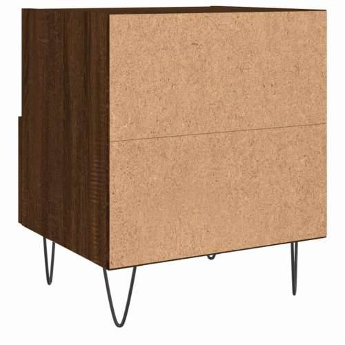 Noćni ormarići 2 kom boja hrasta 40x35x47,5cm konstruirano drvo - Smeđi hrast 2 Cijena