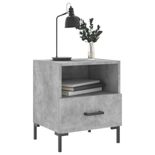 Noćni ormarići 2 kom boja betona 40x35x47,5cm konstruirano drvo - Beton siva 2 Cijena