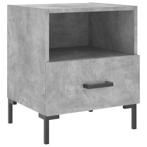 Noćni ormarići 2 kom boja betona 40x35x47,5cm konstruirano drvo - Beton siva 2 Cijena