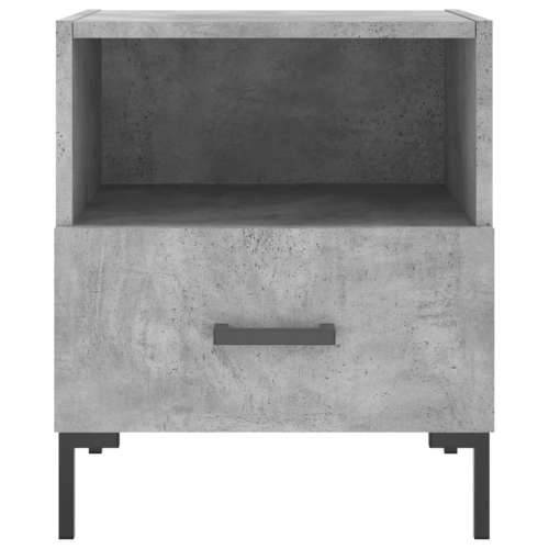 Noćni ormarići 2 kom boja betona 40x35x47,5cm konstruirano drvo - Beton siva 2 Cijena