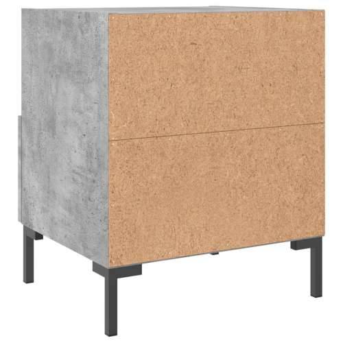 Noćni ormarići 2 kom boja betona 40x35x47,5cm konstruirano drvo - Beton siva 2 Cijena