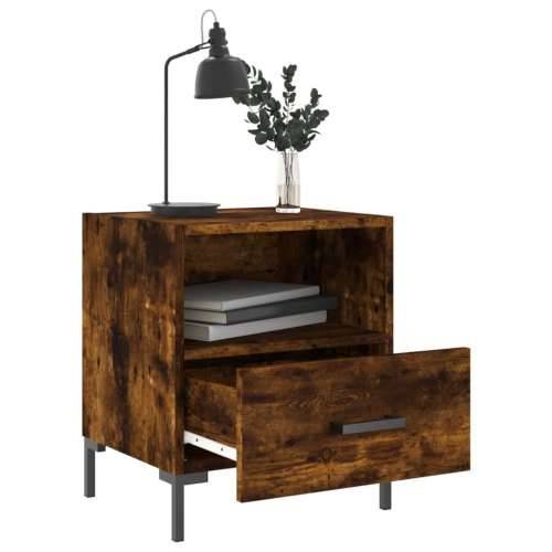 Noćni ormarići 2 kom boja hrasta 40x35x47,5cm konstruirano drvo - Dimljeni hrast 2 Cijena