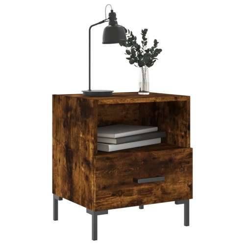 Noćni ormarići 2 kom boja hrasta 40x35x47,5cm konstruirano drvo - Dimljeni hrast 2 Cijena