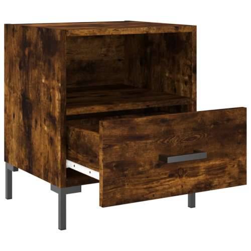 Noćni ormarići 2 kom boja hrasta 40x35x47,5cm konstruirano drvo - Dimljeni hrast 2 Cijena