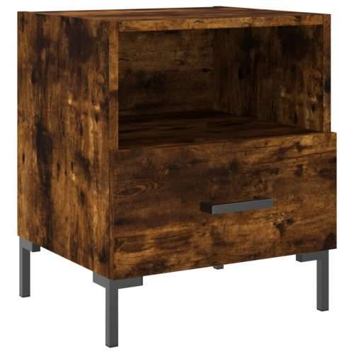 Noćni ormarići 2 kom boja hrasta 40x35x47,5cm konstruirano drvo - Dimljeni hrast 2 Cijena