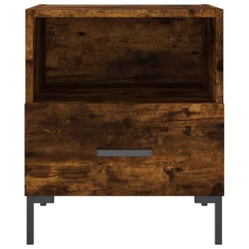 Noćni ormarići 2 kom boja hrasta 40x35x47,5cm konstruirano drvo - Dimljeni hrast 2 Cijena