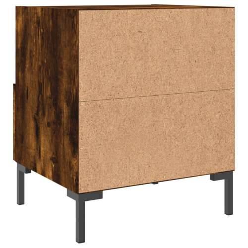 Noćni ormarići 2 kom boja hrasta 40x35x47,5cm konstruirano drvo - Dimljeni hrast 2 Cijena