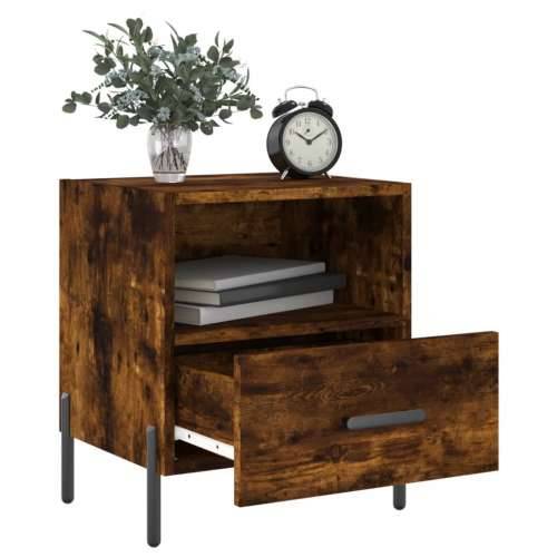 Noćni ormarići 2 kom boja hrasta 40x35x47,5cm konstruirano drvo - Dimljeni hrast 2 Cijena