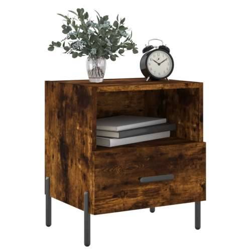 Noćni ormarići 2 kom boja hrasta 40x35x47,5cm konstruirano drvo - Dimljeni hrast 2 Cijena