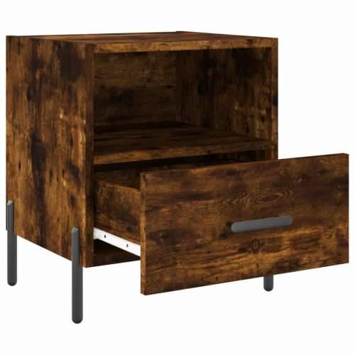Noćni ormarići 2 kom boja hrasta 40x35x47,5cm konstruirano drvo - Dimljeni hrast 2 Cijena