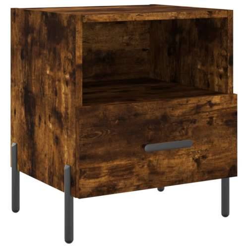 Noćni ormarići 2 kom boja hrasta 40x35x47,5cm konstruirano drvo - Dimljeni hrast 2 Cijena