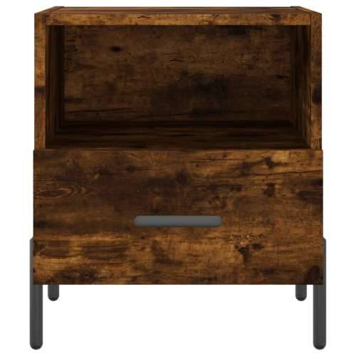 Noćni ormarići 2 kom boja hrasta 40x35x47,5cm konstruirano drvo - Dimljeni hrast 2 Cijena