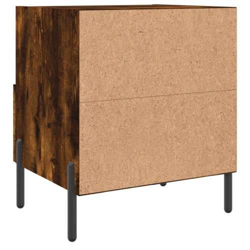 Noćni ormarići 2 kom boja hrasta 40x35x47,5cm konstruirano drvo - Dimljeni hrast 2 Cijena